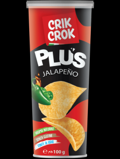 Crik Crok Gluténmentes jalapeno paprikás chips 100 g