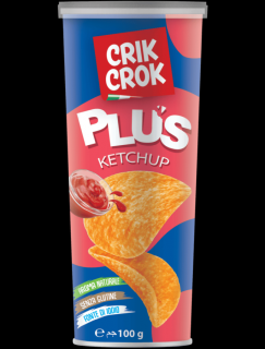 Crik Crok Gluténmentes ketchup ízesítésű chips 100 g
