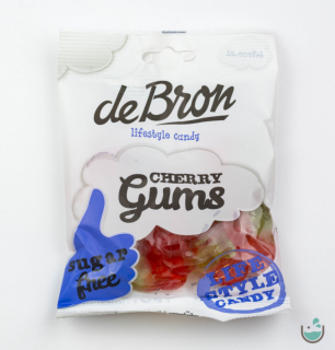 DeBron glutén- és cukormentes cseresznyés gumicukor 90 g