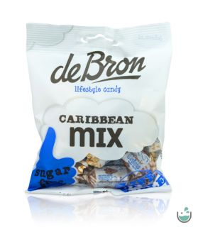 DeBron glutén- és cukormentes Karibi-mix karamella válogatás 90 g