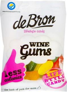 DeBron glutén- és cukormentes "wine gums" gumicukor 100 g