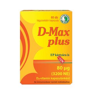 Dr. Chen D-max plus D3-vitamin kapszula (3200 NE) – 60 db