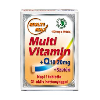 Dr. Chen Multi-max vitamin + q10 + szelén tabletta - 40 db