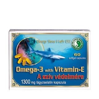 Dr. Chen Omega-3 lágyzselatin kapszula e-vitaminnal – 60 db
