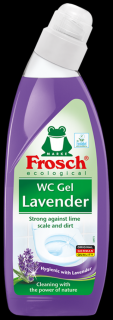 Frosch WC tisztító gél levendulás 750 ml