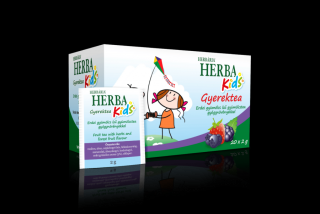 Herbária Herba Kids Erdei gyümölcs ízű gyümölcstea gyógynövényekkel