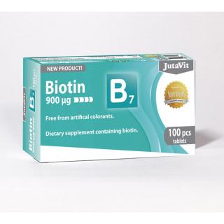 JutaVit Biotin (B7) 900µg - 100 db