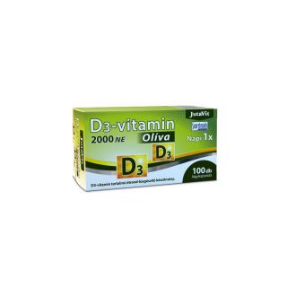 JutaVit D3-vitamin 2000NE Oliva lágykapszula - 100 db