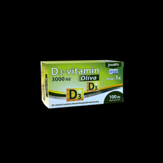 JutaVit D3-vitamin 3000NE (75µg) Olíva - 100 db É-K