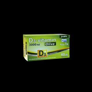 JutaVit D3-vitamin 3000NE (75µg) Olíva - 40 db É-K
