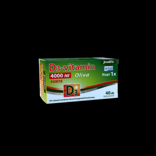 JutaVit D3-vitamin 4000NE (100µg) Olíva Forte - 40 db É-K.