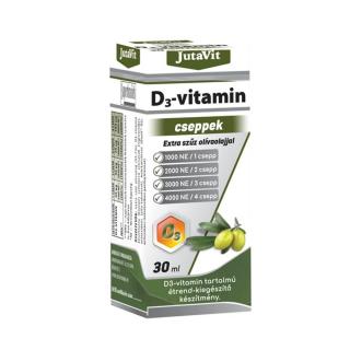 JutaVit D3-vitamin cseppek Extra szűz olivaolajjal 1000NE 30 ml