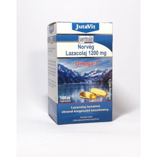 JutaVit Norvég lazacolaj 1200 mg Omega 3 - 100 db