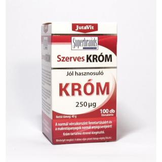 JutaVit Szerves Króm 250µg - 100 db