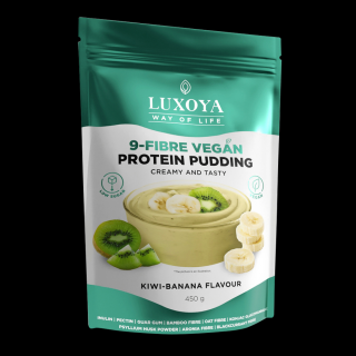 LUXOYA 9-Fibre Vegan Protein Pudding 450 g - Kiwi-Banán ízű
