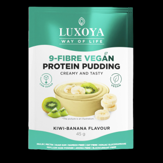 LUXOYA 9-Fibre Vegan Protein Pudding 45g - Kiwi-Banán ízű