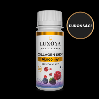 LUXOYA COLLAGEN SHOT 10.000 mg FOLYÉKONY KOLLAGÉN 60 ml, Erdei gyümölcs ízű