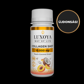LUXOYA COLLAGEN SHOT 10.000 mg FOLYÉKONY KOLLAGÉN 60 ml, Őszibarack-kókusz ízű