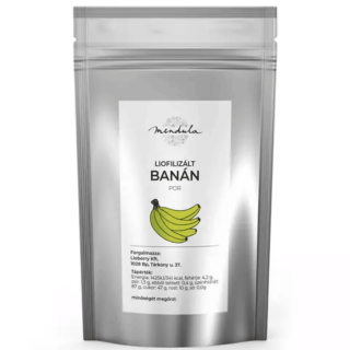 Mendula Liofilizált banán por - 1000 g