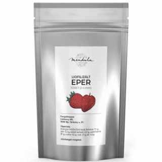 Mendula Liofilizált Eper kocka (2-4mm) - 1000 g