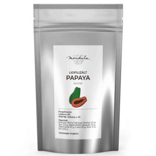 Mendula Liofilizált Papaya kocka - 1000 g