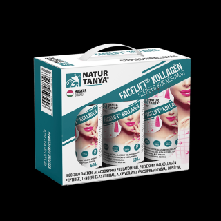 Natur Tanya® Facelift® kollagén 60 napos szépség kúracsomag  3 X 500ml