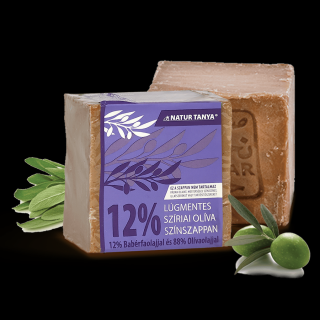 Natur Tanya® Lúgmentes Színszappan - 12% Babérfaolaj és 88% Olívaolaj 200 g