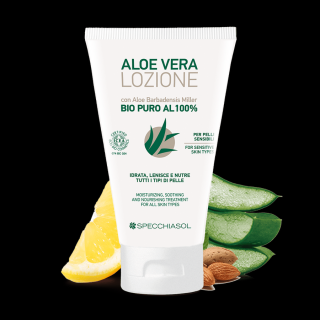 Natur Tanya® S. ECOBIO minősítésű 100%-os Aloe vera FESZESÍTŐ TESTÁPOLÓ 150 ml