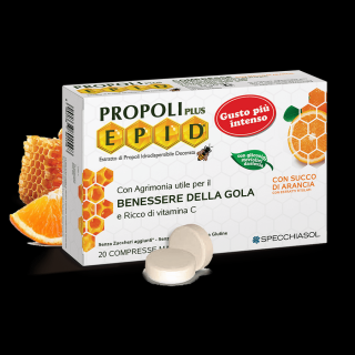 Natur Tanya® S. EPID® propoliszos szopogatós tabletta C-vitaminnal narancsos 20 db