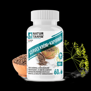 Natur Tanya® Szerves KRÓM+KAPORMAG koncentrátum 60 db