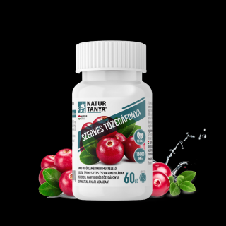 Natur Tanya® Szerves Tőzegáfonya/Cranberry FORTE 60 db
