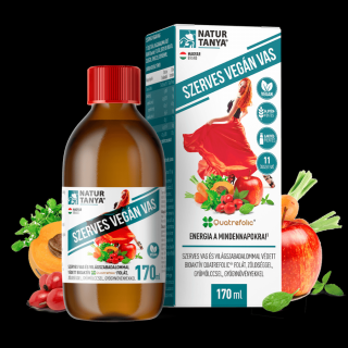 Natur Tanya® SZERVES VEGÁN VAS szirup 170 ml