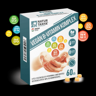 Natur Tanya® VEGÁN B-VITAMIN KOMPLEX 60 db