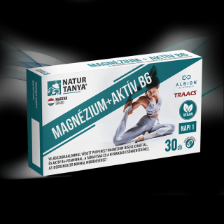 Natur Tanya® Vegán MAGNÉZIUM + AKTÍV B6 30 db
