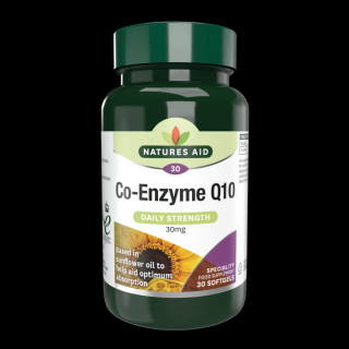 Natures Aid Co-Q10 30mg softgels 30 db