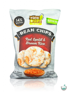 Rice UP! proteines barna rizs chips vöröslencsével 60 g