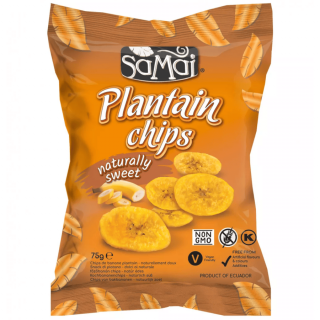 Samai Plantain chips natúr édes 75 g