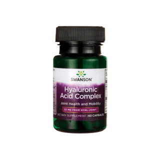 Swanson Hyaluronic Acid Complex 33mg - 60 db(Kollagénnel kevert)