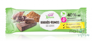 Szafi Reform Kakaós-Rumos ízű szelet (gluténmentes) 25 g