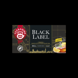 TEEKANNE Black Label fekete tea keverék citromlével