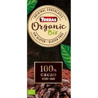 Torras 100% kakaótartalmú étcsokoládé 100 g