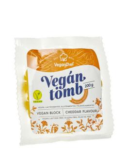 VeganChef Cheddar ízű vegán tömb 200 g