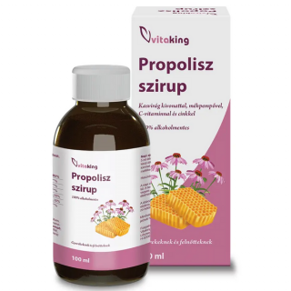 Vitaking Alkoholmentes Propolisz szirup méhpempővel 100ml