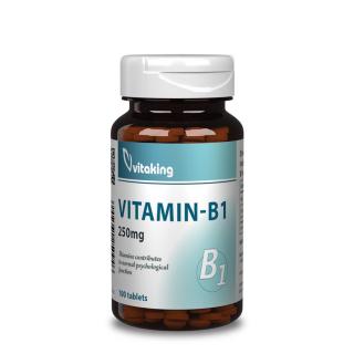 Vitaking B1-Vitamin (tiamin, 250 mg) - 100 db