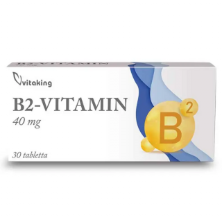 Vitaking B2 - Riboflavin 40mg - 30 db