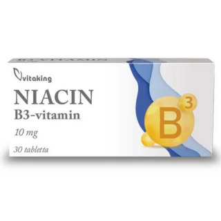 Vitaking B3 - Niacin 10mg - 30 db