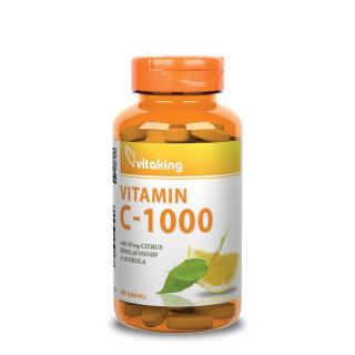 Vitaking C-Vitamin 1000 mg + Biof. - 90 db
