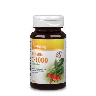 Vitaking C-Vitamin TR Csipkebogyóval 1000 mg - 60 db