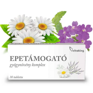 Vitaking Epetámogató gyógynövény komplex - 30 db