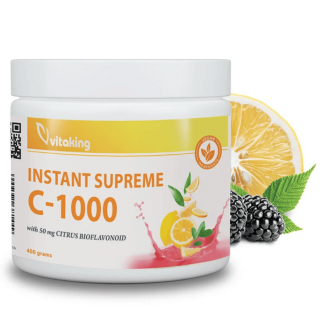 Vitaking Instant Supreme C-1000 (biof) szeder íz 400 g